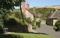 Quiet village road