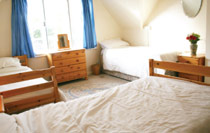 Room with 3 beds